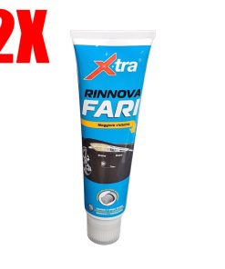 2X RINNOVA FARI XTRA 150 ML AUTO RIMUOVE OSSIDAZIONE FANALI MAGGIORE VISIBILITA’