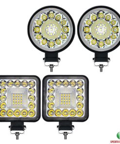 FARO LED PER AUTO JEEP SUV FUORISTRADA 12V ANTINEBBIA UNIVERSALI IMPERMEABILE