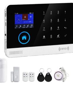 KIT SISTEMA DI ALLARME ANTIFURTO CASA WIFI WIRELESS SMART HUB PER ALEXA GOOGLE
