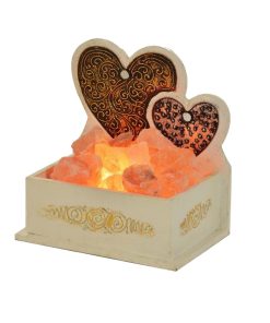 Braciere di sale cuori gold