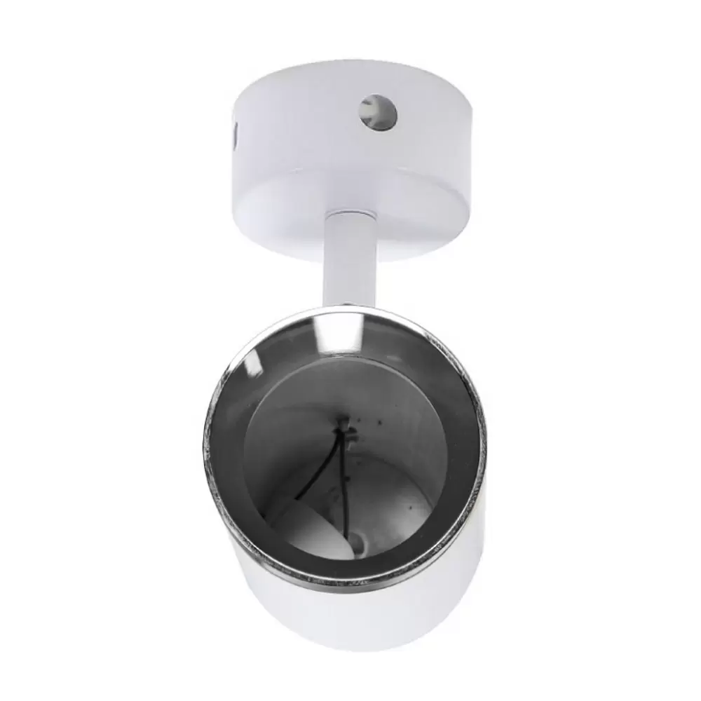 Lampadario da soffitto City Bianco 1 Faretto GU10 Orientabile M LEDME - immagine 2