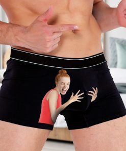 Boxer Sexy da Uomo Personalizzabili con Foto del Partner, Mutande Hot per il Tuo Fidanzato – Idea Regalo di San Valentino Divertente e Hot per Lui