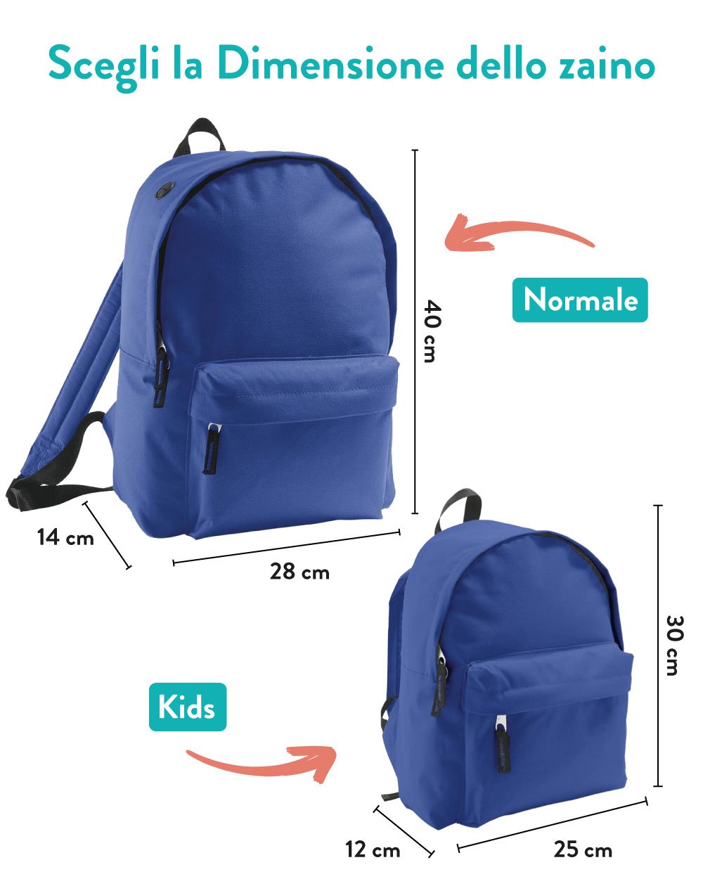 Zainetto per Scuola e Asilo Personalizzato con Nome a Tema Sport Pallavolo – Idea Zaino Scuola per Bambina, Back to School - immagine 6