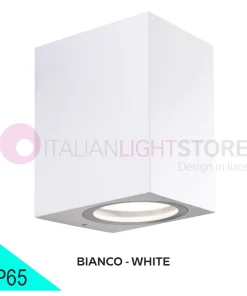 TOLEDO1 BIANCO Faretto da Esterno Mono Emissione Design Moderno GU10 IP65